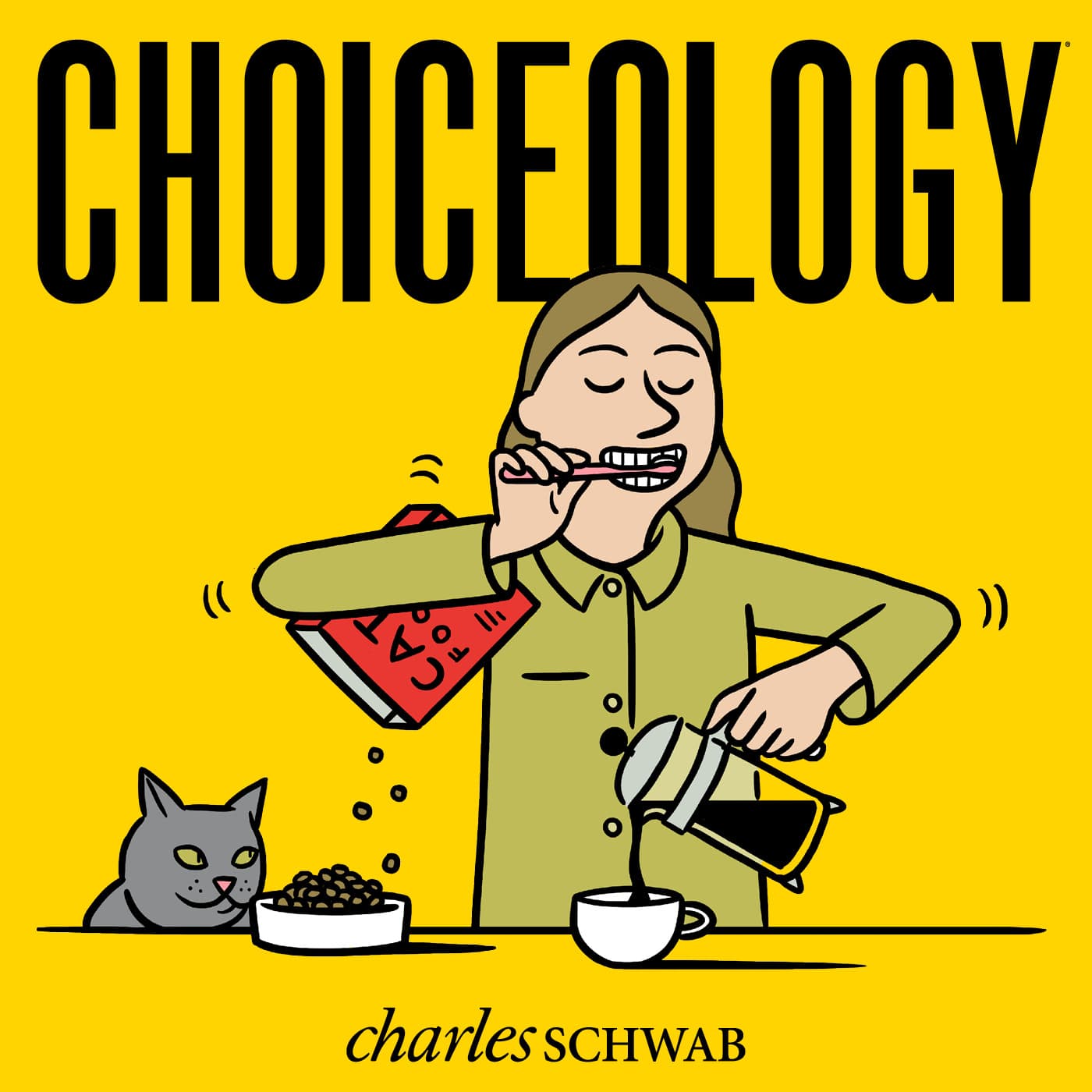 Podcast cover: Creatures of Habit: With Guests Wendy Wood, Angela Duckworth & Stephan Kesting