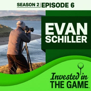 Podcast cover: Evan Schiller: Golf Course Photographer