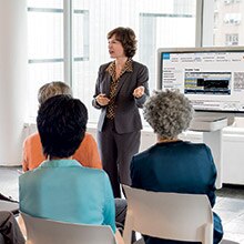 Traders learning about option education