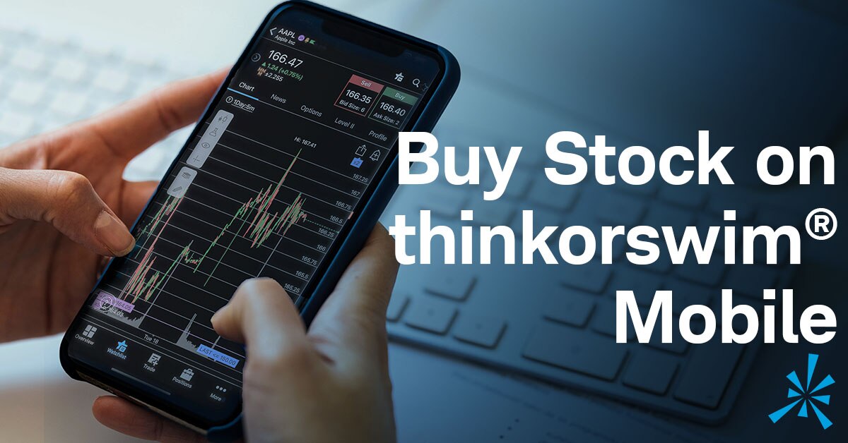 Buy &amp; Sell Stock on thinkorswim® mobile (iPhone) | Charles Schwab