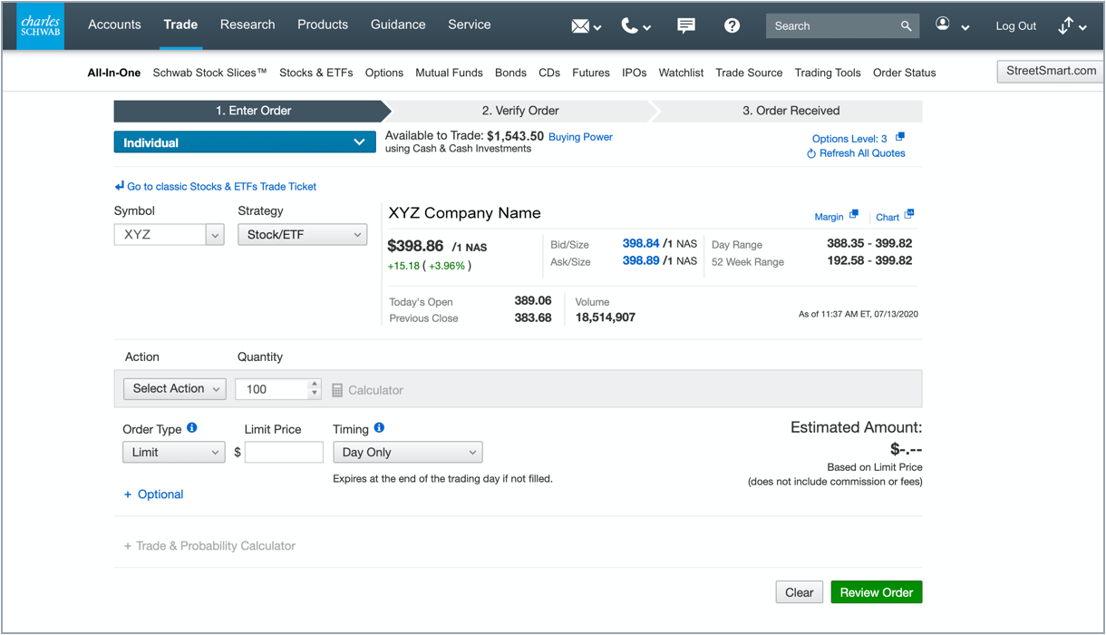 Online Stock Trading Tools | Web Trading Tools | Charles Schwab