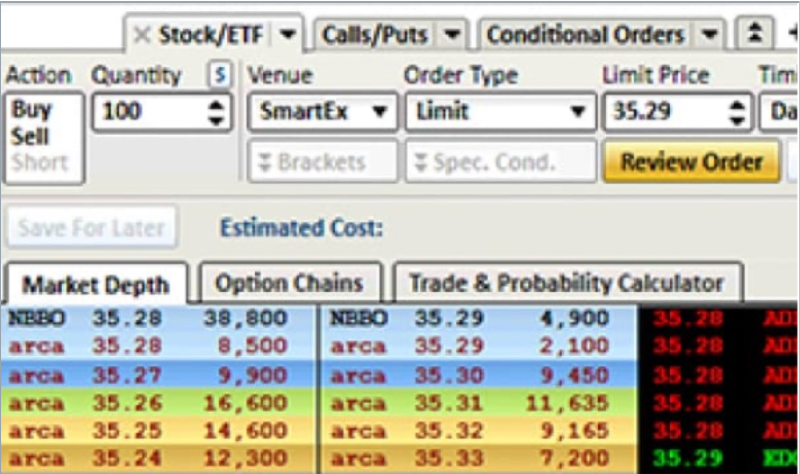All-in-One Trade Ticket Screenshot