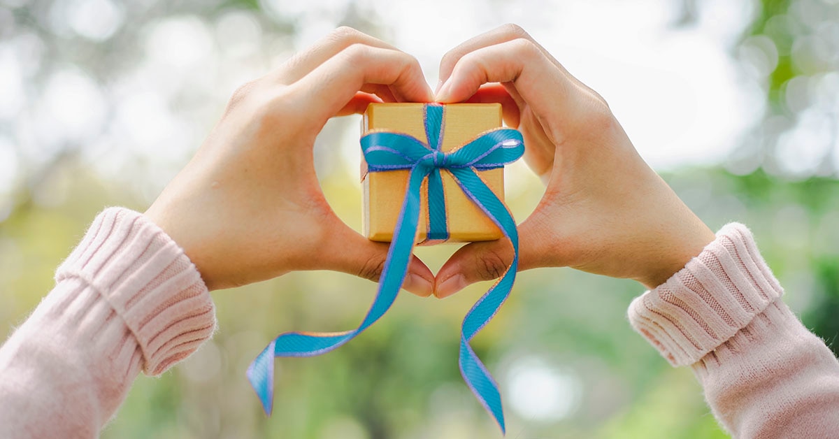 Gift box Schwab Blue