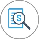 A closer look icon