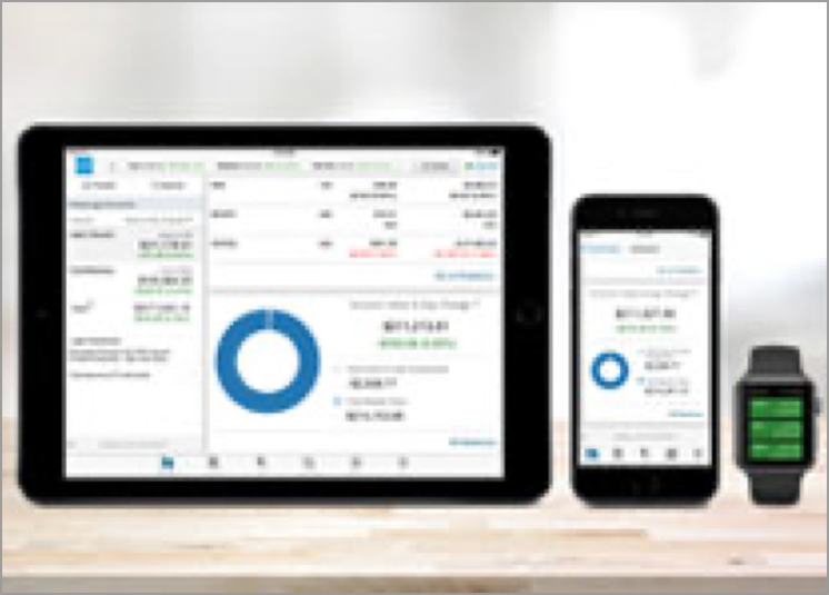 Schwab's mobile app on tablet and smart phone