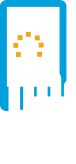 Fingerprint id on mobile phone icon