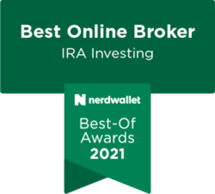 NerdWallet 2021 Best Broker for IRA Investing icon