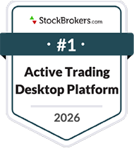 StockBrokers.com #1 Active Trading Desktop Platform 2026 award